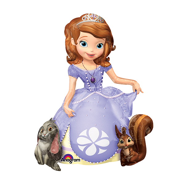 A Ходячая фигура Принцесса София 93см Х 121см шар фольгированный