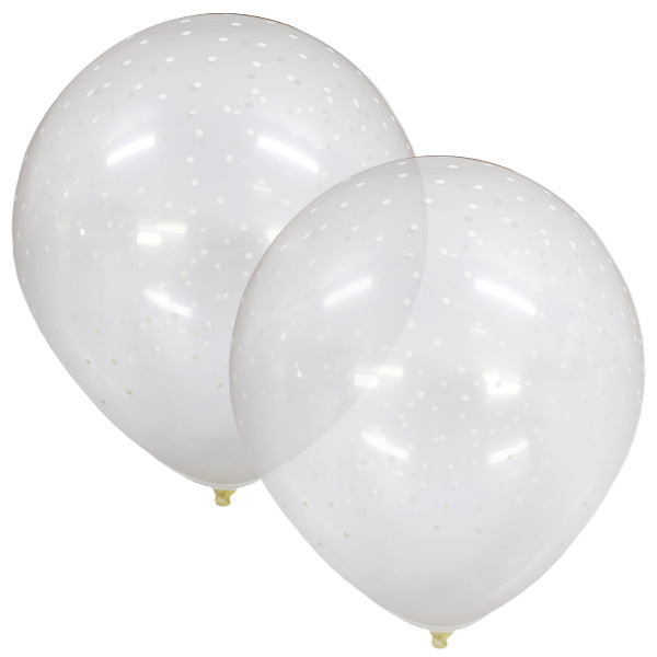 M 12/30см Декоратор TRANSPARENT (шелк) 5 ст. рис Белое Конфетти 25шт ( Latex Occidental, Мексика ) M 12/30см Декоратор TRANSPARENT (шелк) 5 ст. рис Белое Конфетти 25шт ( Latex Occidental, Мексика )