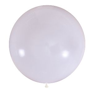 M 24/61см Пастель WHITE 004 1шт (шар латекс)