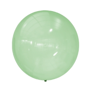 M 24/61см Кристалл Bubble GREEN 255 1шт шар латекс