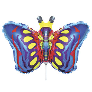 FM Мини Фигура гр.4 И-36 Бабочка разноцветная 24см X 37см шар фольга ( Flexmetal S.L., Испания )