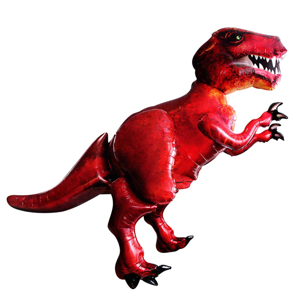 A Ходячая фигура Динозавр Тираннозавр 172см Х 154см шар фольга