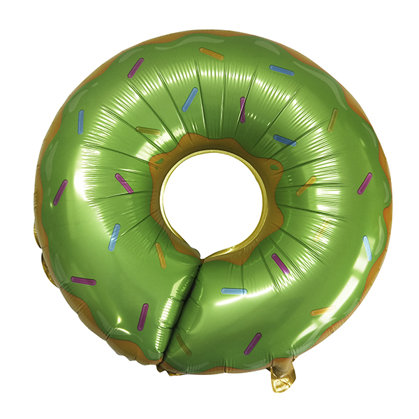 Y Фигура 30 Пончик зеленый 25/63см шар фольга