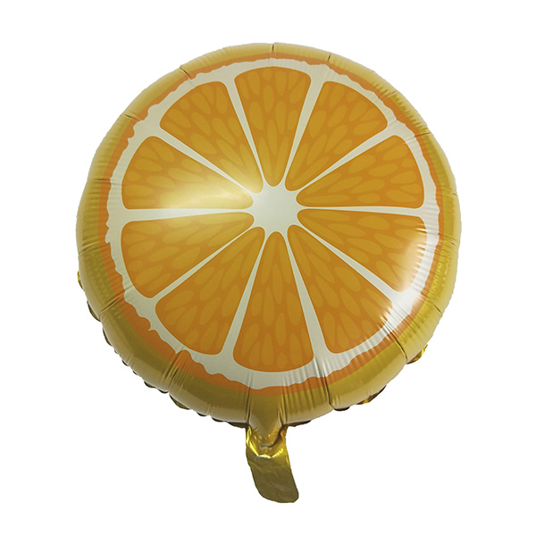 Y Круг 62 Апельсин 18/45см шар фольга