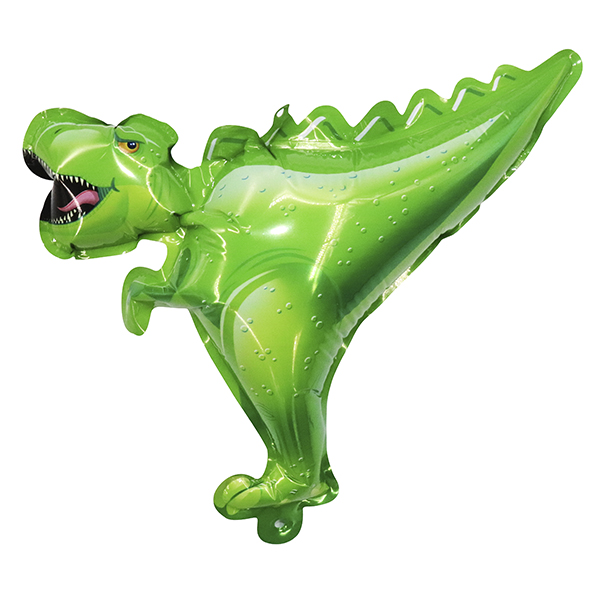 Y Шар самодув фигура Динозавр зеленый 20см шар фольга