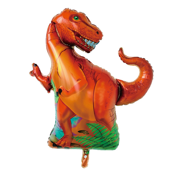Y Шар самодув фигура Динозавр Тирекс 20см шар фольга