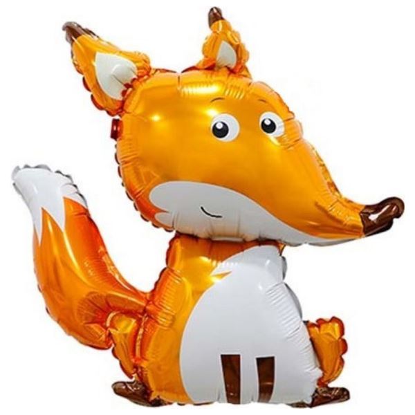 Y Фигура Лиса 33''/85см шар фольга Y Фигура Лиса 33''/85см шар фольга