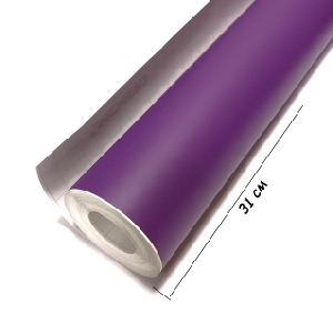 Пленка самоклеющаяся ПВХ Tecmark 3106-M /122см х 31см/ Фиолетовая, Италия