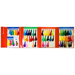 M Образцы шаров (по цветам) 1шт шар латекс