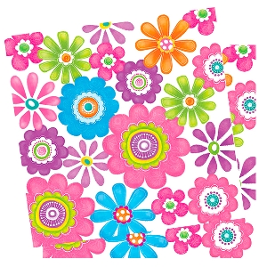 F Салфетки Маргаритки 33см X 33см 20шт
