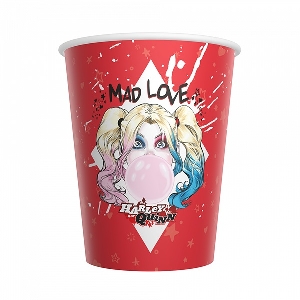 P Стаканы бумажные Харли Квинн 330мл 6шт