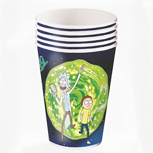 P Стаканы бумажные Рик & Морти 330мл 6шт