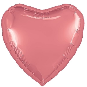 AU Сердце 238 Кармин 19/50см шар фольга