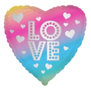 FM Сердце И-601 LOVE Градиент 18/45см