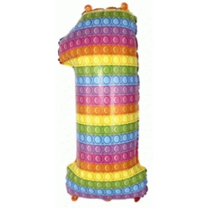 FM Фигура Цифра 1 POP IT 32/81см