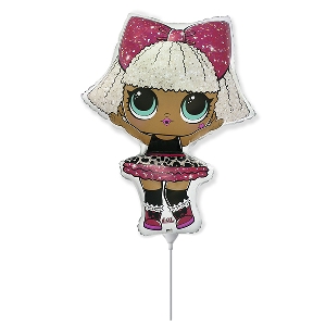 FM Мини Фигура И-455 Кукла LOL Дива 24см X 33см шар фольгированный