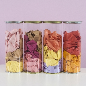 Eq Тубус Цилиндр с крышкой, 9,2*25 см, Прозрачный/Золото, 1 шт.