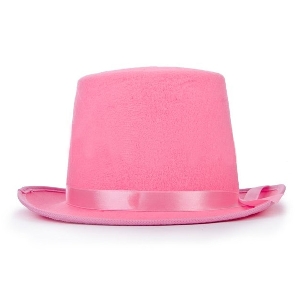 Шляпы, маски, Цилиндр розовый