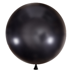 воздушные шары, большие воздушные шары, M 36/91см Декоратор BLACK 048 1шт