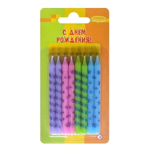 MС Свечи Блеск 7см 16шт