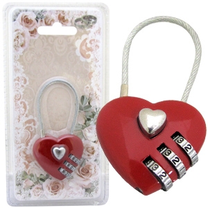 Свадебные аксессуары,LC Замок свадебный кодовый