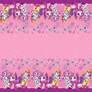 140см X 180см Скатерть полиэтиленовая Волшебные питомцы