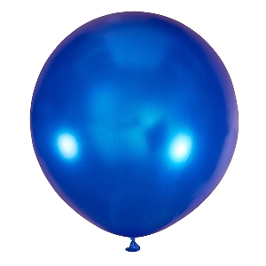воздушные шары, большие воздушные шары, M 30/76см Металлик BLUE 022 1шт