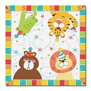 F 33см X 33см Салфетки Веселый зоопарк 20шт