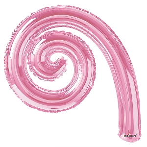 K Спираль PINK 14/36см шар фольга