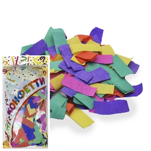 AC Конфетти бумажное Прямоугольники ассорти 2*5см 300гр