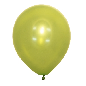 M 5/13см Металлик LIME GREEN 035 100шт шар латекс