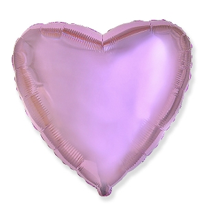 FM Шар фольга Сердце PINK 18/45см