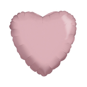 K Сердце BABY PINK 18/45см шар фольга