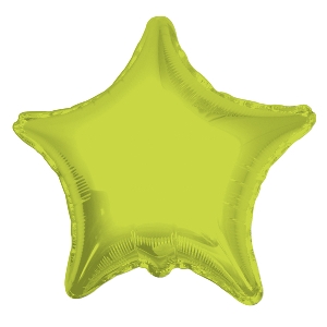 K Звезда LIME GREEN 18/45см шар фольга