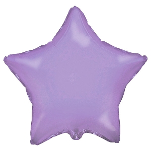 K Звезда LILAC 18/45см шар фольга