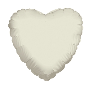 K Сердце IVORY 18/45см шар фольга