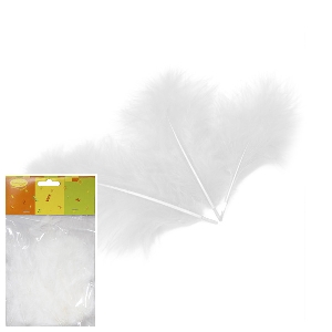 Y Перья белые 30шт