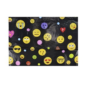 F 140см X 180см Скатерть полиэтиленовая Эмоции