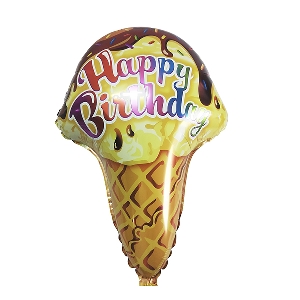 Y Фигура 33 Мороженое Happy Birthday 18/45см