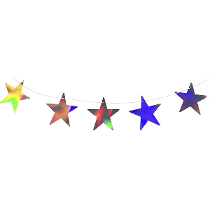 Y Гирлянда Звезды голография 200см