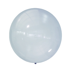 M 24/61см Кристалл Bubble BLUE 244 1шт шар латекс