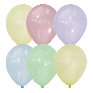 M 12/30см Кристалл Bubble ассорти 100шт шар латекс