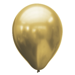 M 11/28см Хром PLATINUM Gold 25шт шар латекс