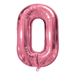 Y Фигура Цифра 0 Rose Gold 40/102см шар фольгированный