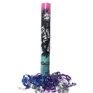 AC 30см Пневмохлопушка ТикиТок Party, pink&blue серпантин