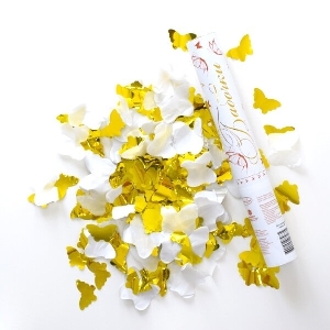 AC 30см Пневмохлопушка Бабочки, бумага /фольга