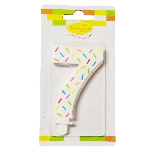 MС Свеча Цифра 7 Искры 7,5см