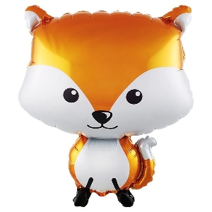Y Фигура Лисичка лесная 25''/64см шар фольга