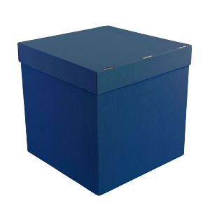 KB Коробка для воздушных шаров Темно-синяя 60 х 60 х 60 см