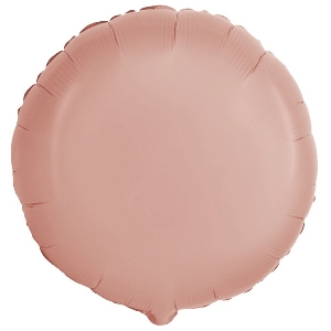 FM Круг Пастель Light Orange 18/45см шар фольга